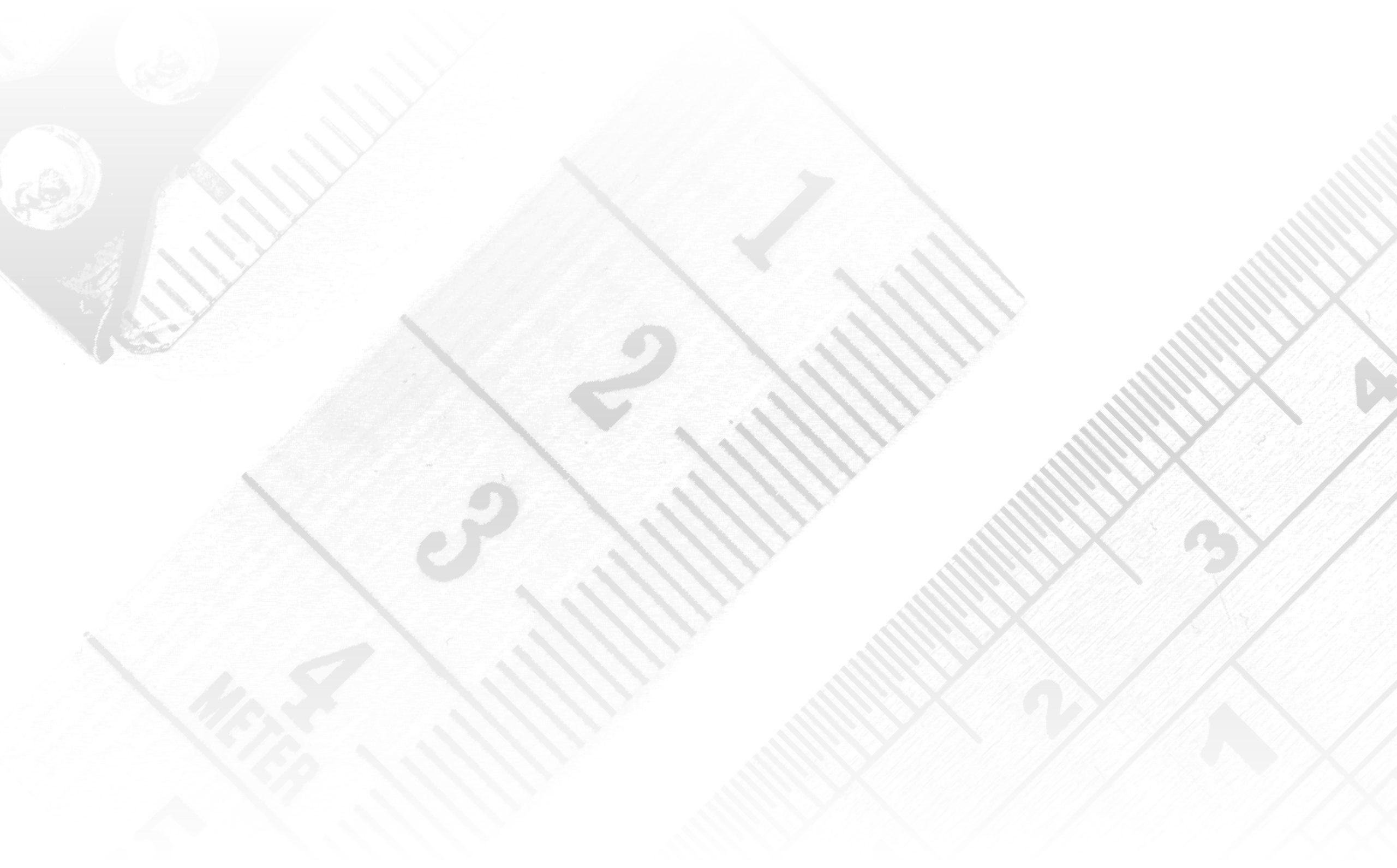 Grayscale rendering of a series of tape measurers.